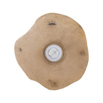 Organisch Wandpaneel Aluminium Beige met Steen 60 cm – PTMD Rella S