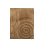Rechthoekig wandpaneel mangohout naturel 70x90 cm – PTMD Mattin S