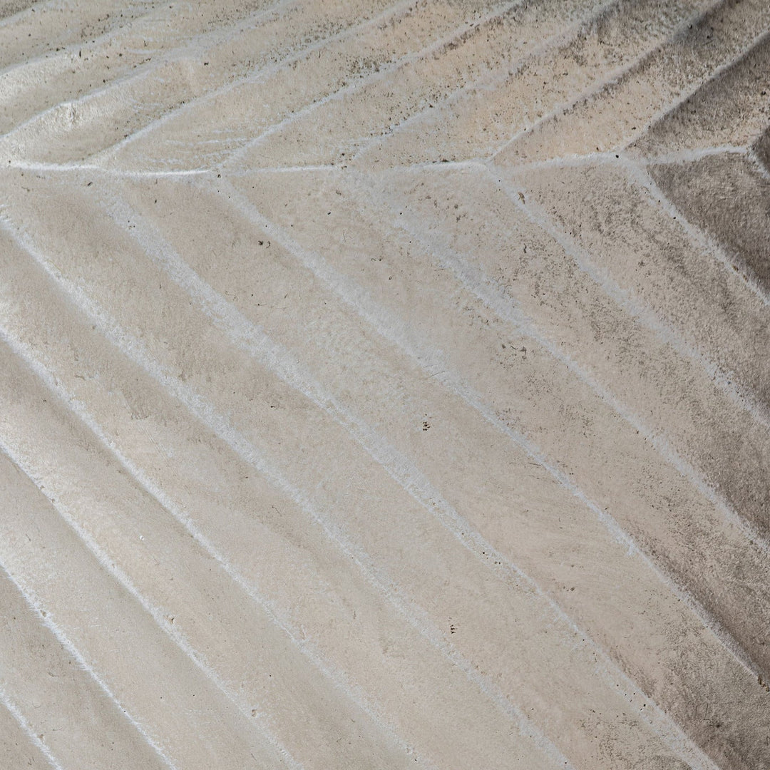 Beton Bloempot – Luxe Design Pot met Wave Structuur