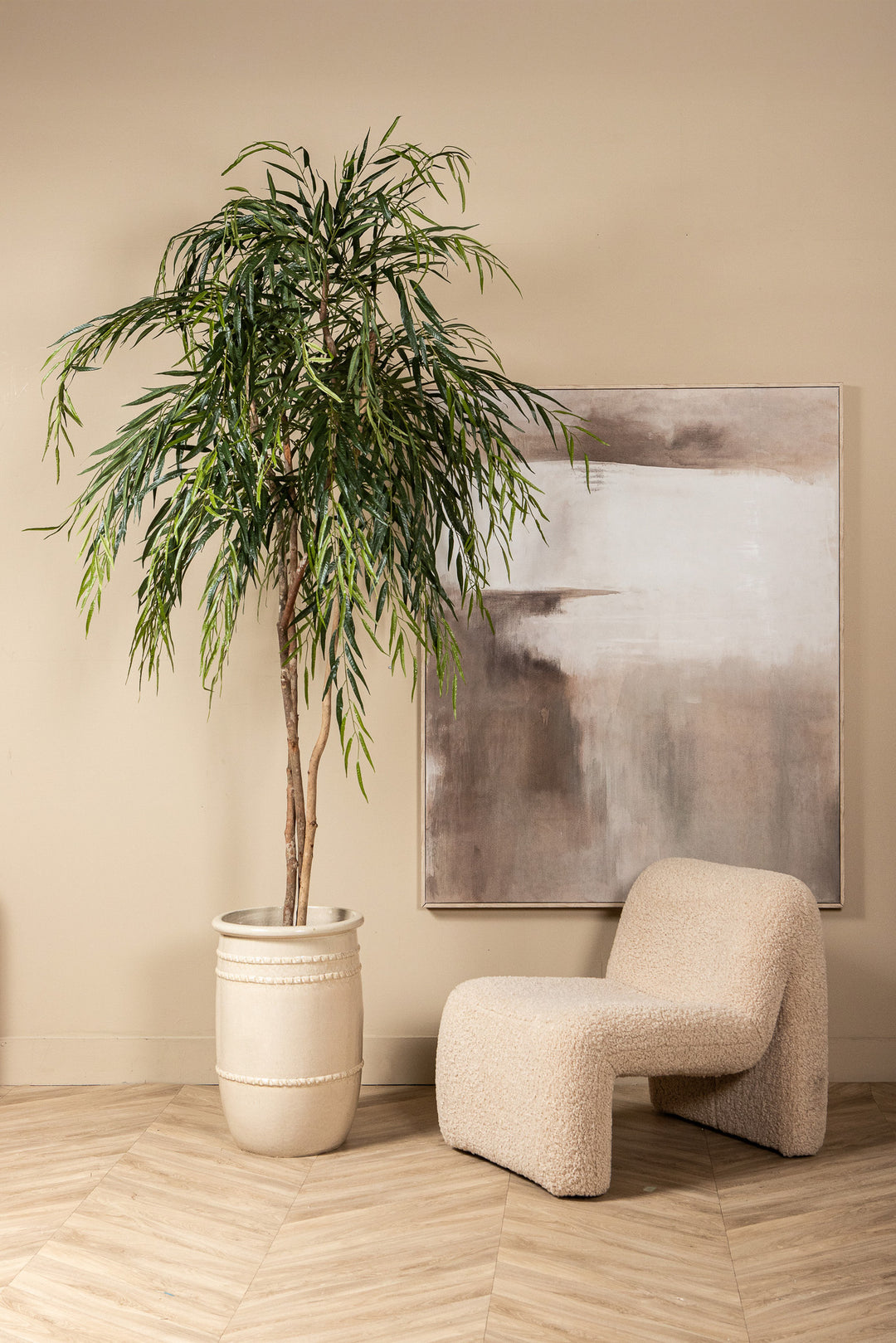 Kunst Wilg 200 cm – Grote Kunstboom – Inclusief Pot