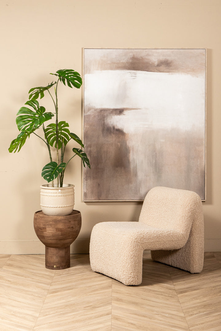 Kunst Monstera Plant 120 cm – Grote Kunstplant Groen – Inclusief Pot