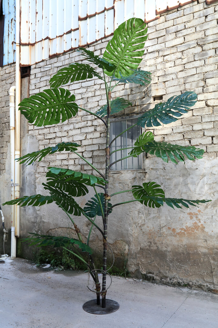Kunst Strelitzia 235 cm – Real Touch Grote Kunstplant – Inclusief Pot