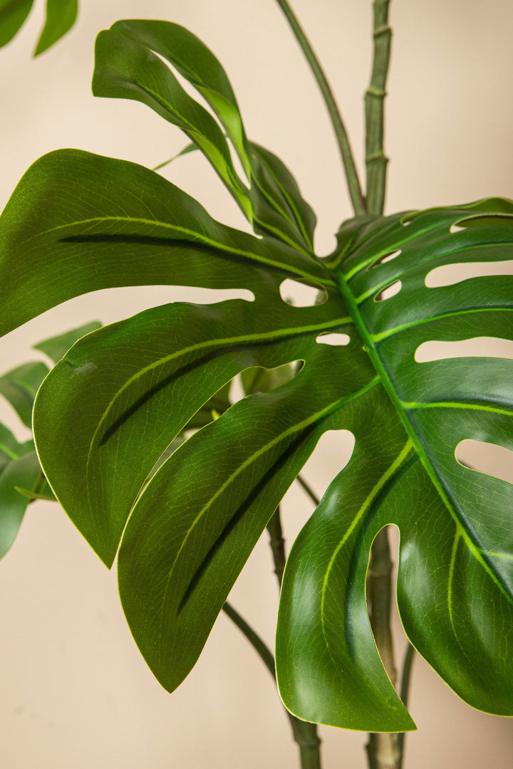 Kunst Monstera 310 cm – 3XL Hoge Kunstplant – Grote Kunstboom