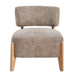 Vale Fauteuil – Moderne Stoffen Fauteuil met Rubberwood Poten Groen