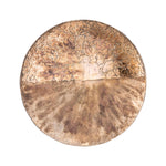 PTMD Jule Wandpaneel Goud Rond – Handgemaakt Glas & Metaal