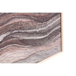 PTMD Kirti Wandpaneel Zand – Canvas met Textiel in Lijst