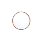 PTMD Cobey Wandpaneel Bordeaux Rond – Handgeschilderd Canvas