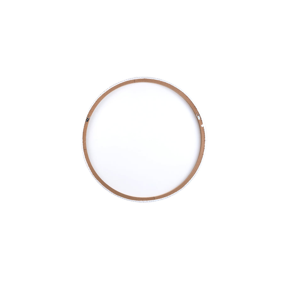PTMD Cobey Wandpaneel Bordeaux Rond – Handgeschilderd Canvas