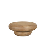 PTMD Kedan Mangohout Salontafel Rond – ø80 cm | Lichtbruin