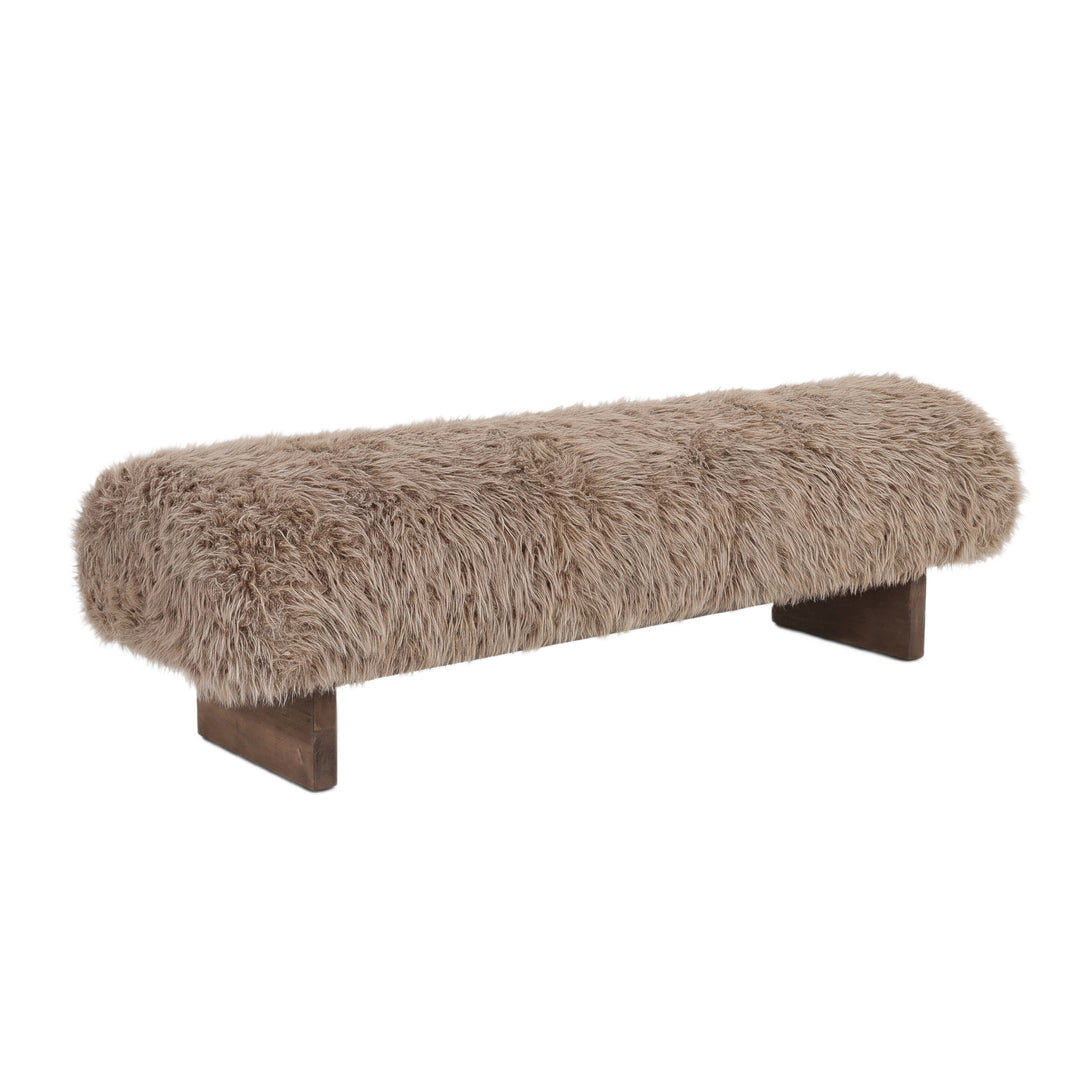 PTMD Hair Teddy Bankje Taupe Large