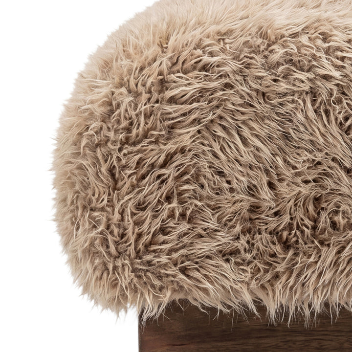 PTMD Hair Teddy Bankje Taupe Large