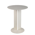 PTMD Aliece IJzeren Bijzettafel Rond – ø40 cm | Cream of Dark Brown