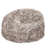PTMD Nevo Suède Leren Beanbag – 100×60 cm | Cream of Taupe