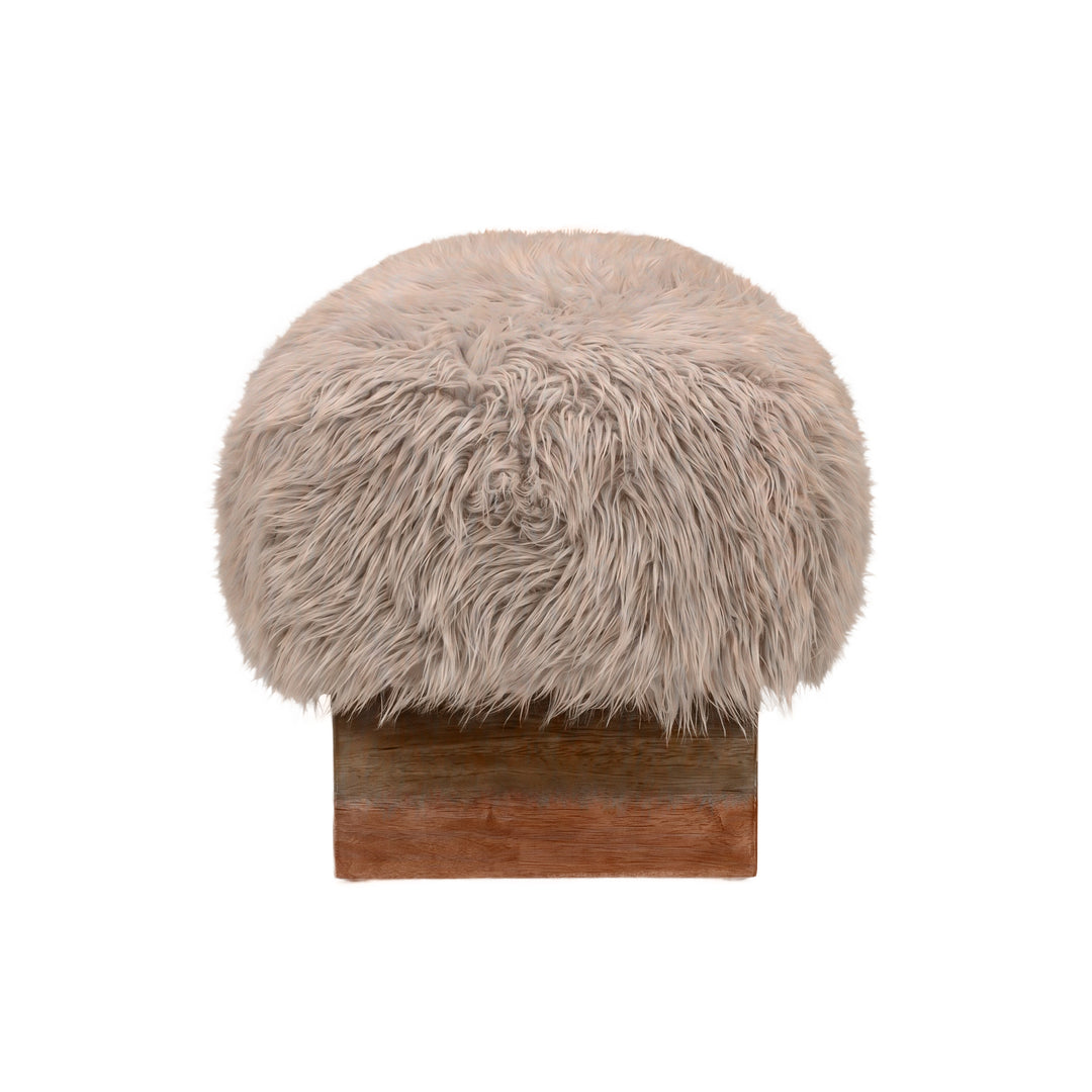 PTMD Hair Teddy Bankje Taupe