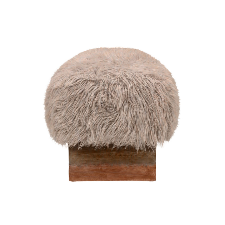 PTMD Hair Teddy Bankje Taupe