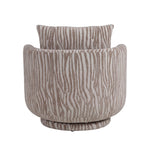 PTMD Elin Draaifauteuil Zebra Beige