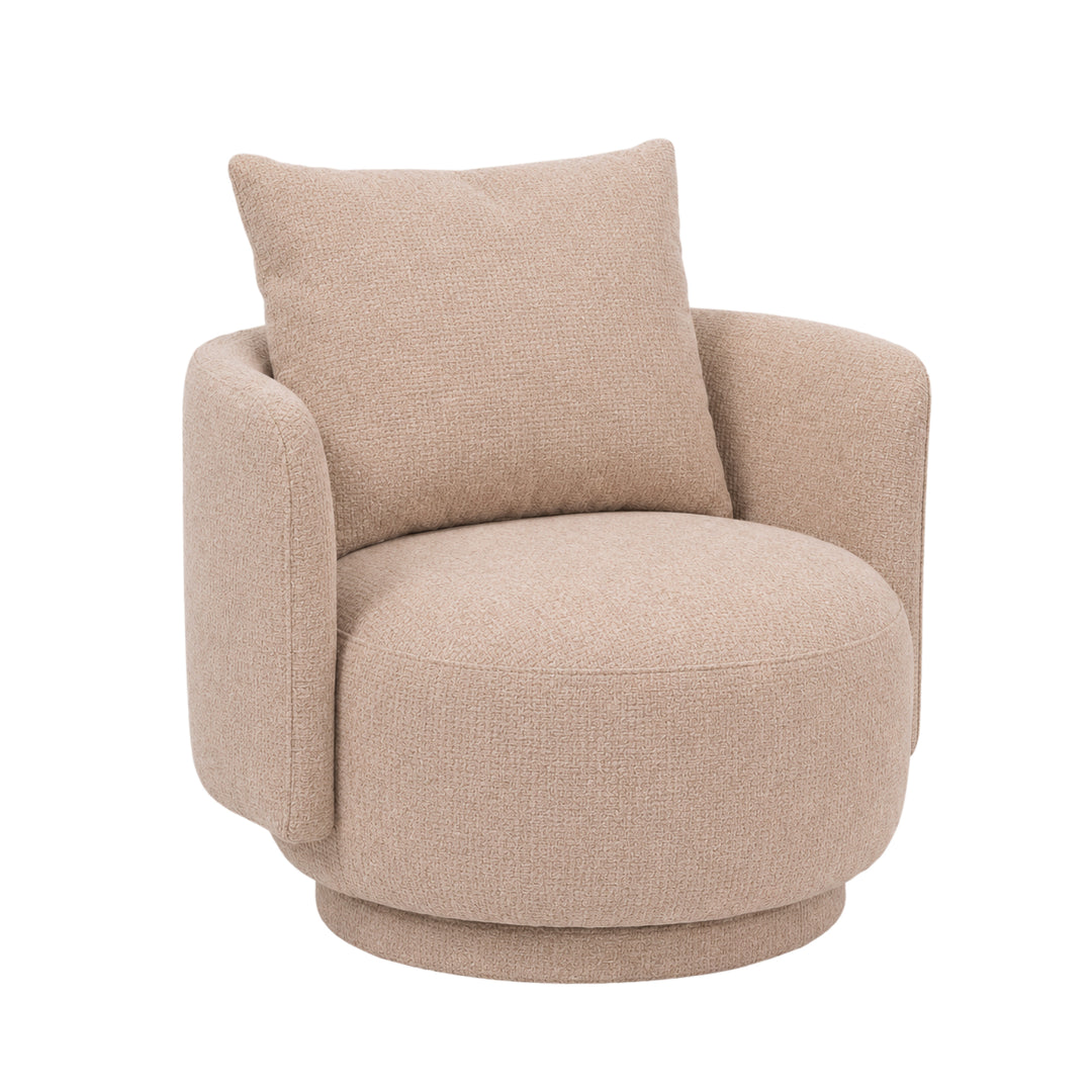 PTMD Elin Draaifauteuil Beige