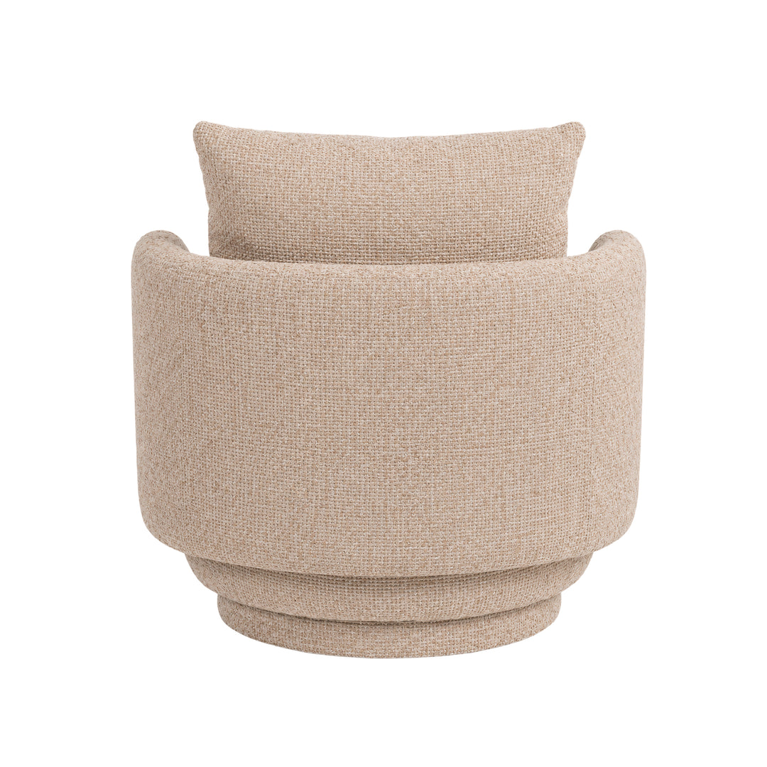 PTMD Elin Draaifauteuil Beige