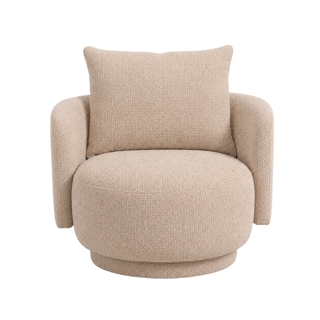 PTMD Elin Draaifauteuil Beige