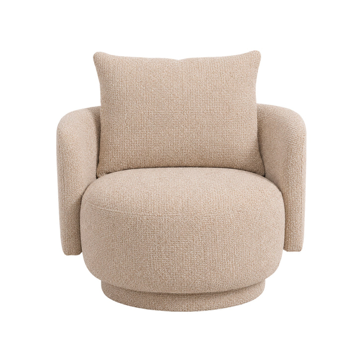 PTMD Elin Draaifauteuil Beige