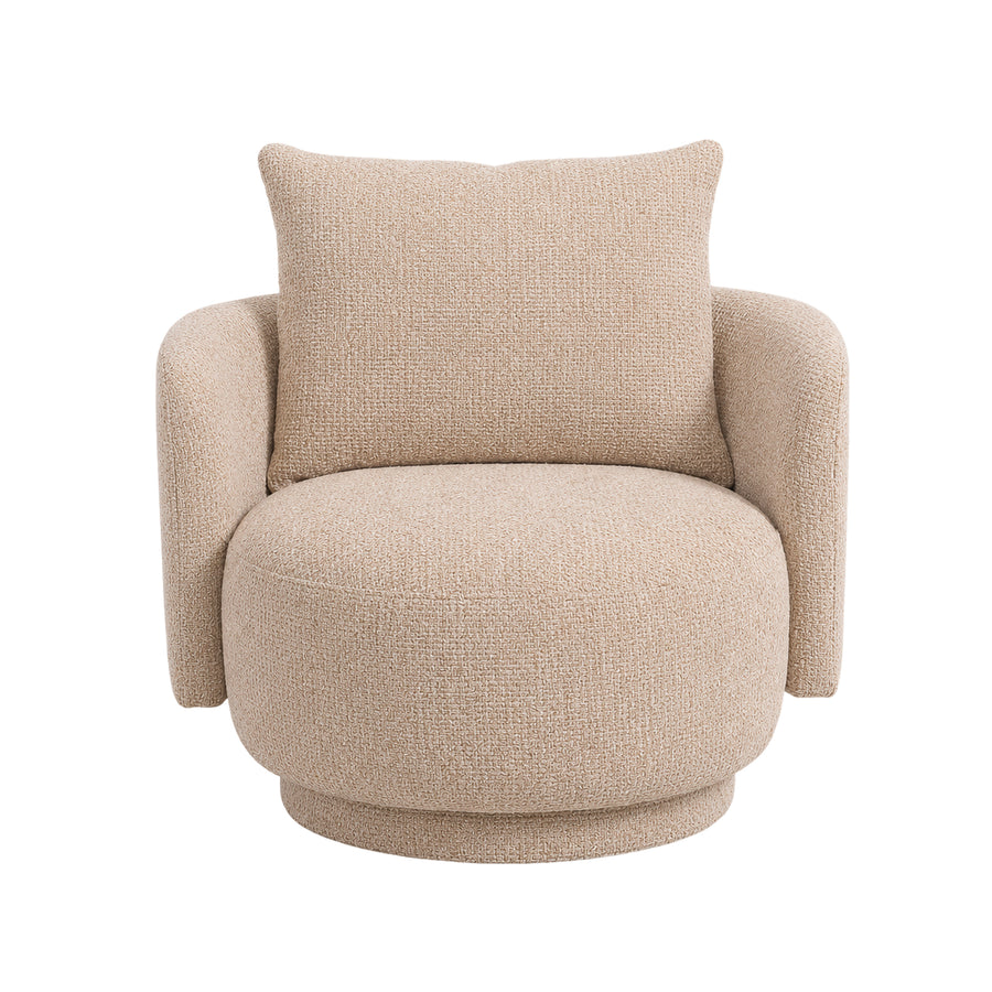 PTMD Elin Draaifauteuil Beige