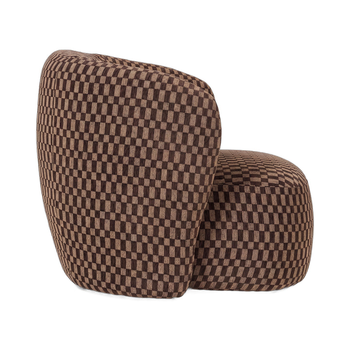 PTMD Aphrodite Draaifauteuil Donkerbruin