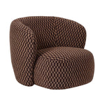 PTMD Aphrodite Draaifauteuil Donkerbruin