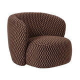PTMD Aphrodite Draaifauteuil Donkerbruin