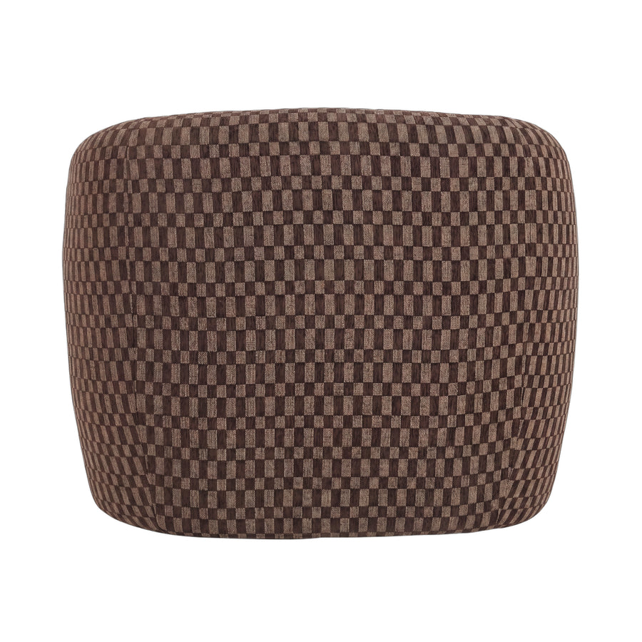 PTMD Aphrodite Draaifauteuil Donkerbruin