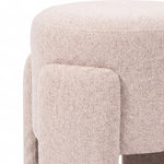 PTMD Pico Crème Ronde Pouf – ø46 cm | Opulence Stof