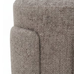 PTMD Pico Taupe Ronde Pouf – ø46 cm | Legacy Mink Stof