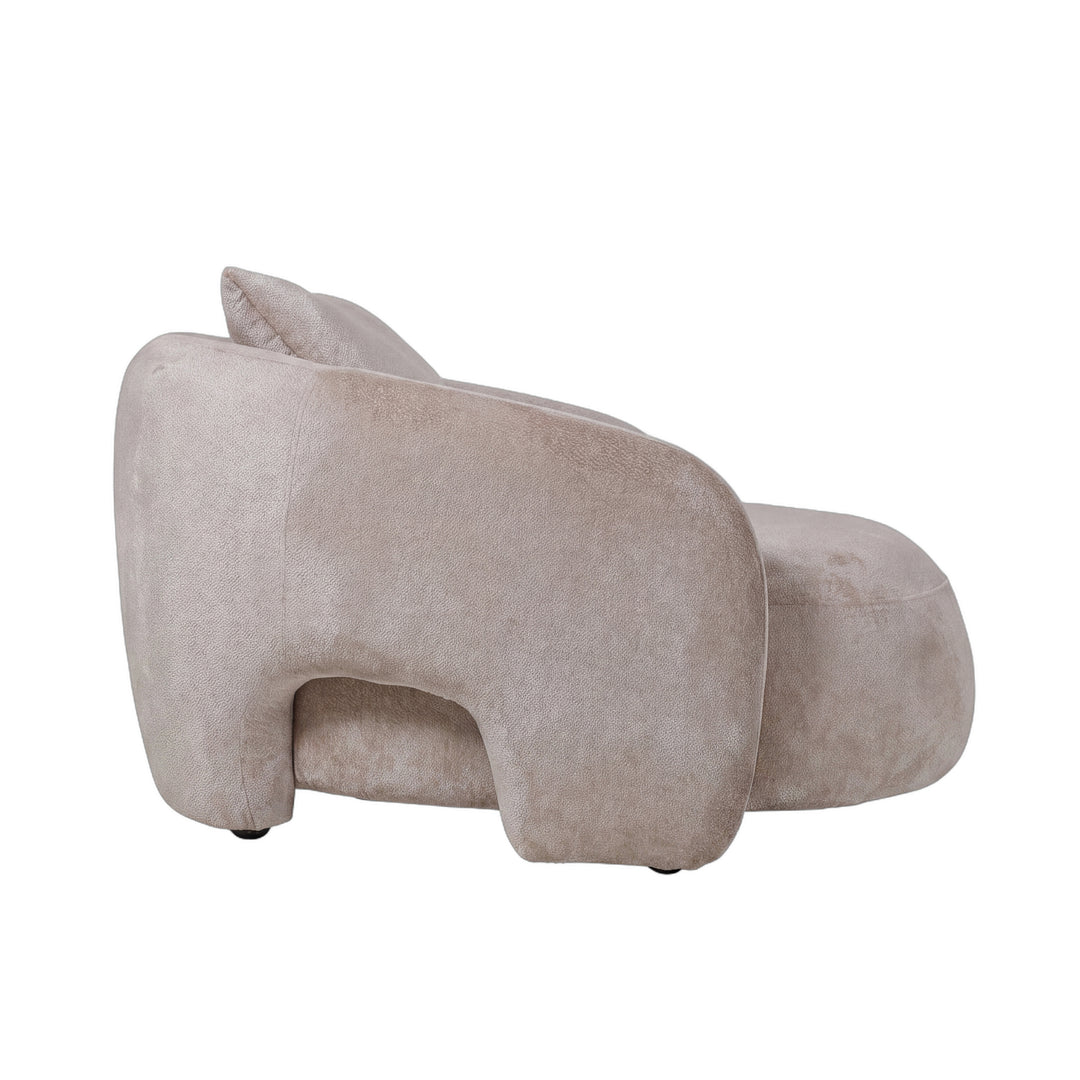 PTMD Lune Lounge Fauteuil Cream