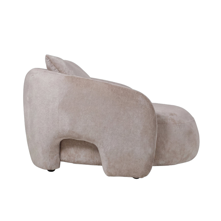 PTMD Lune Lounge Fauteuil Cream