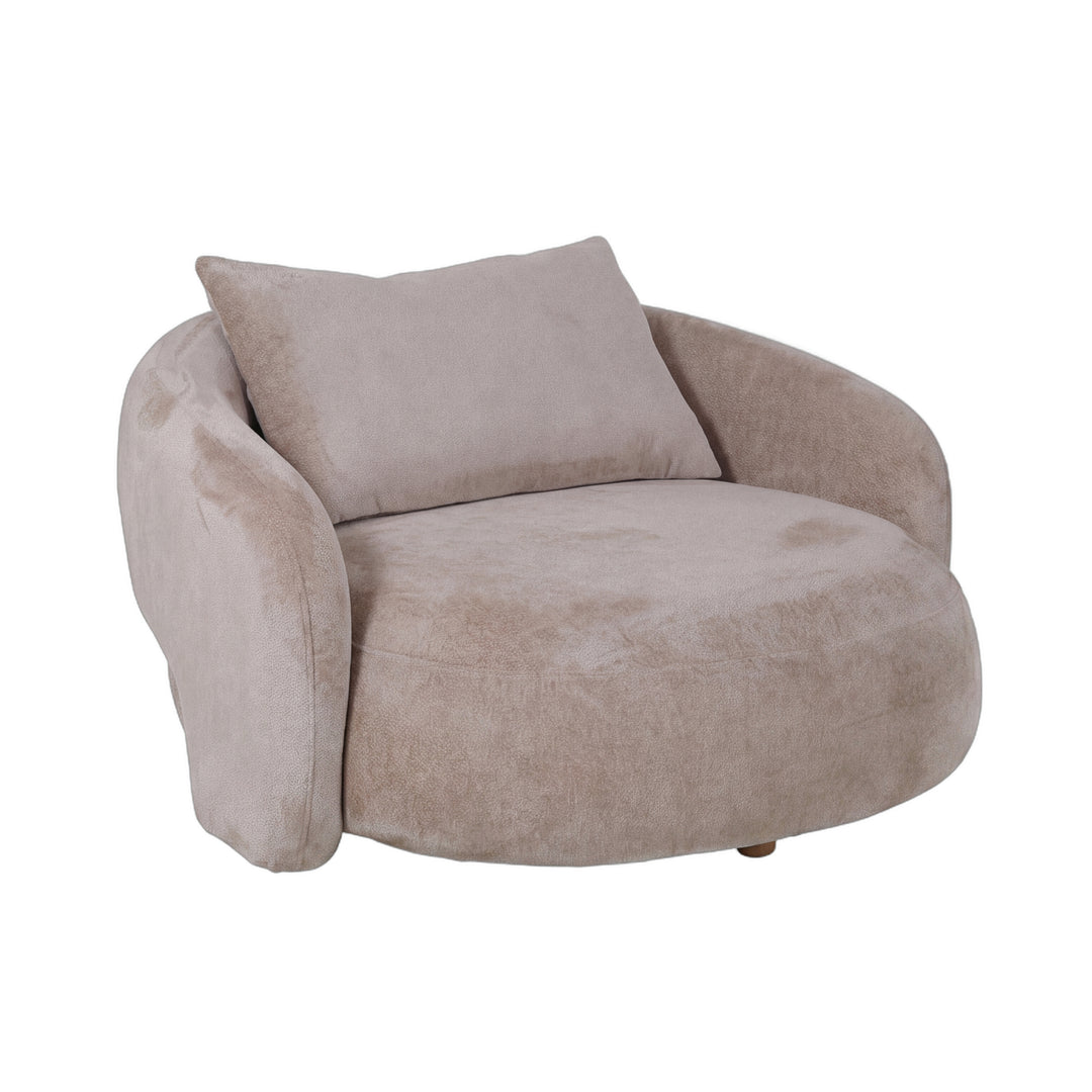 PTMD Lune Lounge Fauteuil Cream