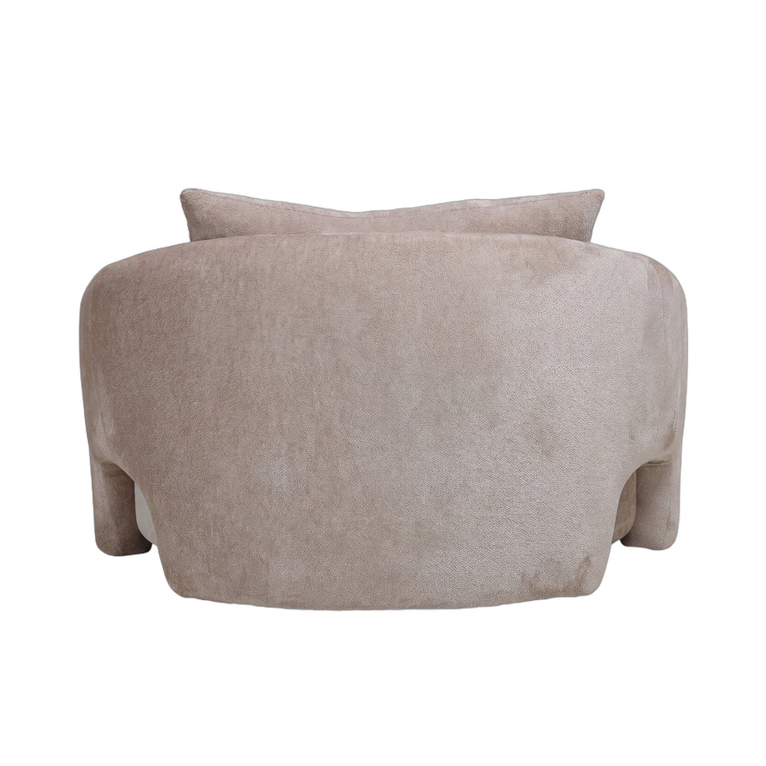 PTMD Lune Lounge Fauteuil Cream