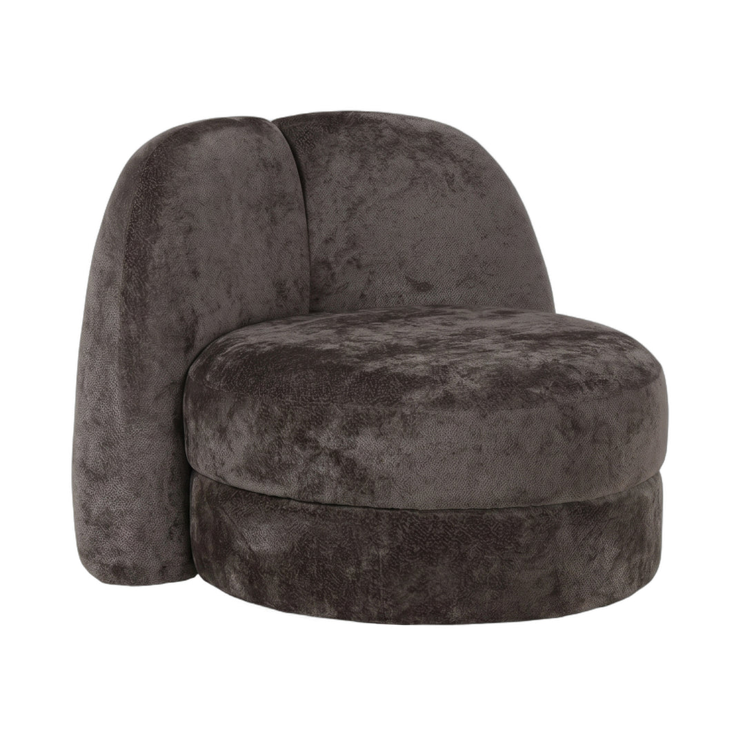 PTMD Arco Lounge Fauteuil Donkerbruin