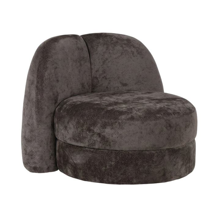 PTMD Arco Lounge Fauteuil Donkerbruin