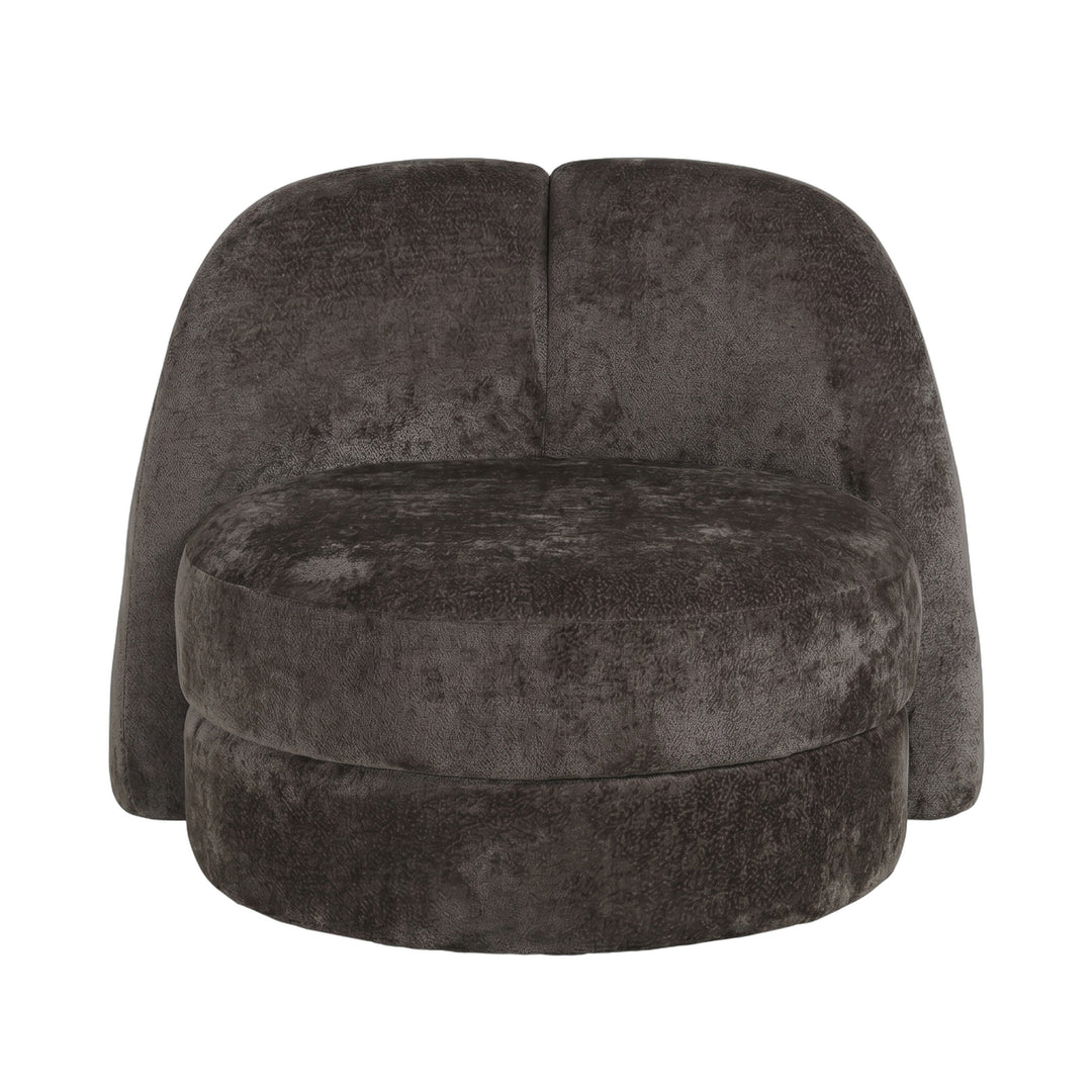 PTMD Arco Lounge Fauteuil Donkerbruin