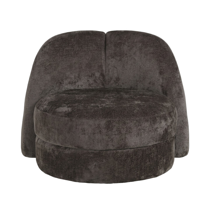 PTMD Arco Lounge Fauteuil Donkerbruin