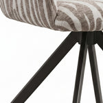 PTMD Leander Eetkamerstoel Zebra Beige (Set van 2)