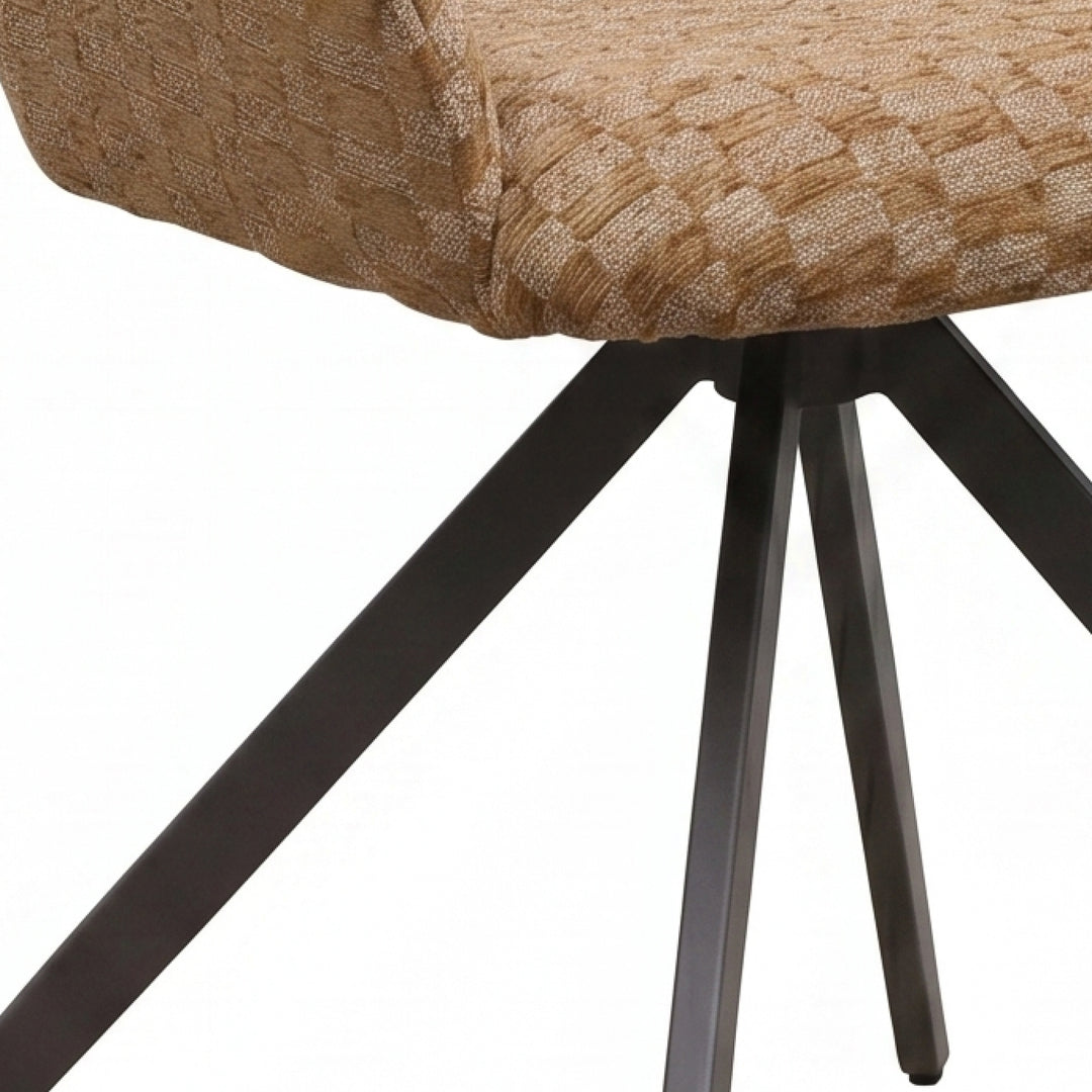 PTMD Leander Eetkamerstoelen Bruin – Set van 2