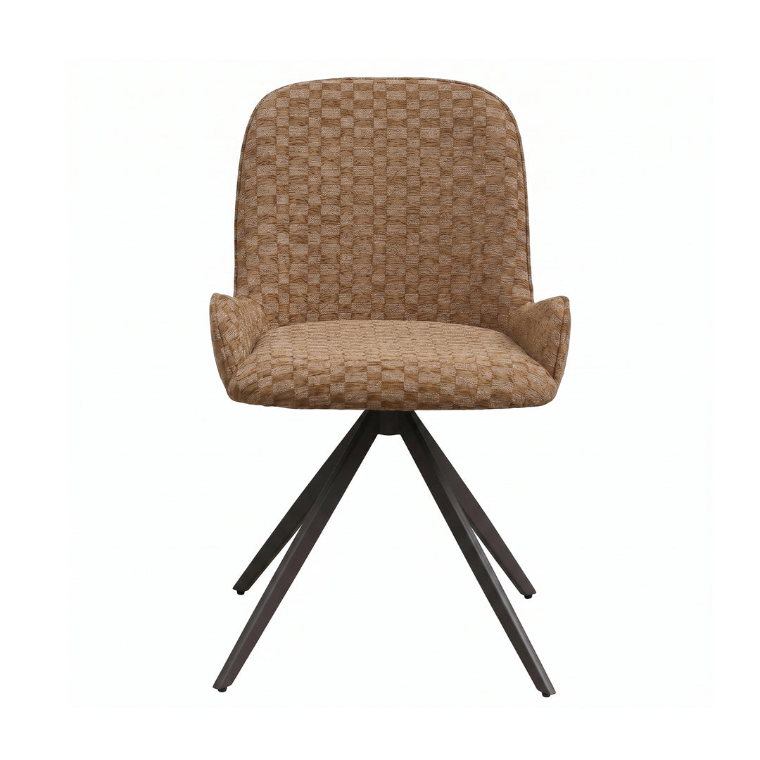 PTMD Leander Eetkamerstoelen Bruin – Set van 2