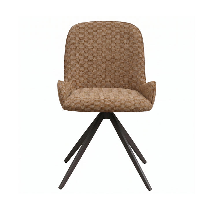 PTMD Leander Eetkamerstoelen Bruin – Set van 2