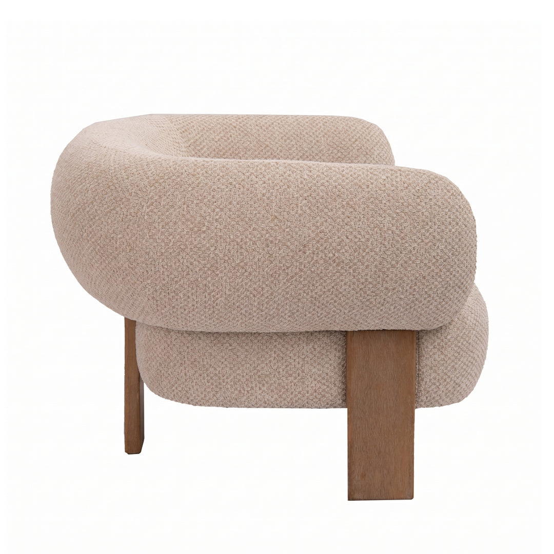PTMD Nomy Lounge Fauteuil Cream