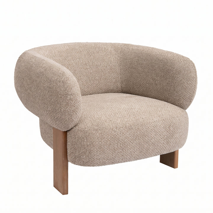 PTMD Nomy Lounge Fauteuil Taupe