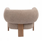 PTMD Nomy Lounge Fauteuil Taupe