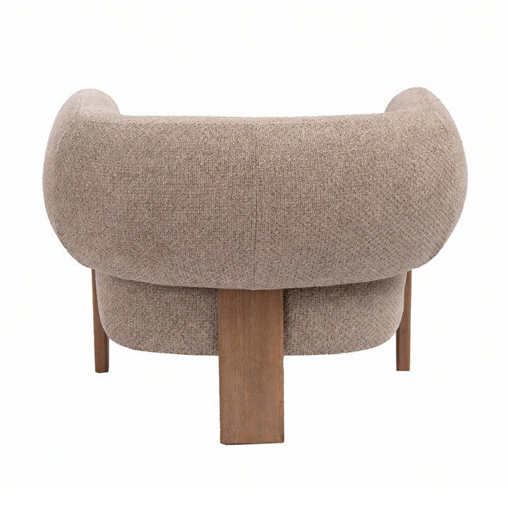 PTMD Nomy Lounge Fauteuil Taupe