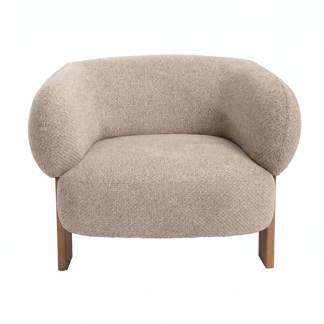 PTMD Nomy Lounge Fauteuil Taupe