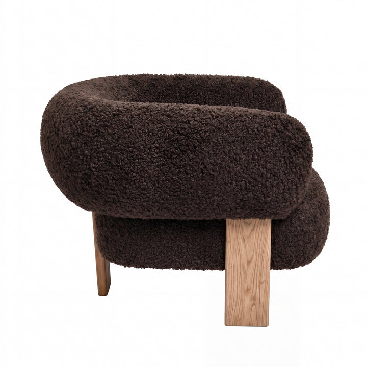 PTMD Nomy Teddy Fauteuil Bruin