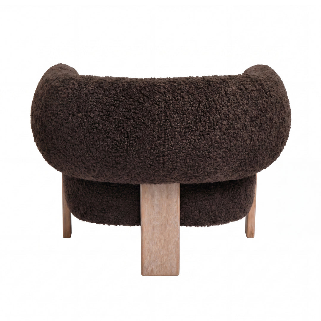 PTMD Nomy Teddy Fauteuil Bruin